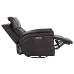 Carnegie – Verona Coffee – Powered By Freemotion Power Cordless Swivel Glider Recliner Recliners Brown 26