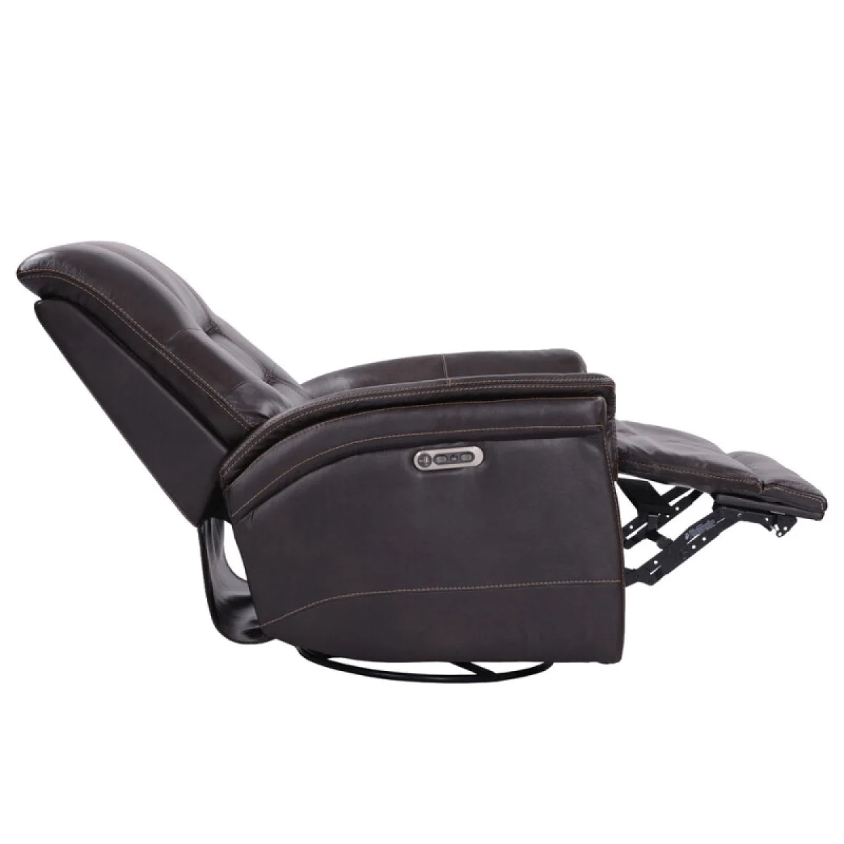 Carnegie – Verona Coffee – Powered By Freemotion Power Cordless Swivel Glider Recliner Recliners Brown 14