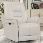 Carnegie – Verona Ivory – Powered By Freemotion Power Cordless Swivel Glider Recliner Recliners Cream 9