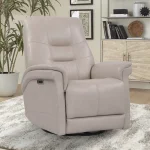 Carnegie – Verona Linen – Powered By Freemotion Power Cordless Swivel Glider Recliner Recliners Cream 17
