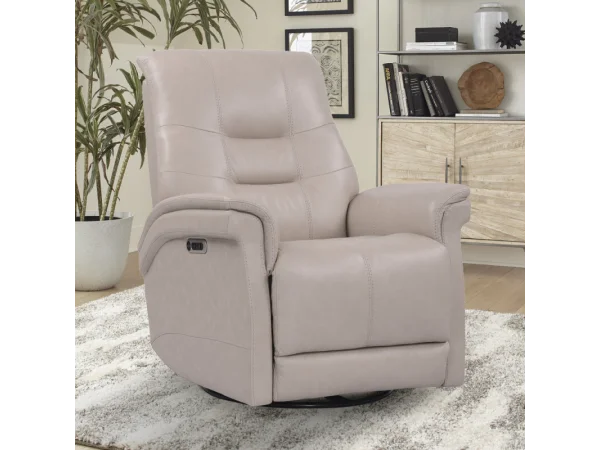 Carnegie – Verona Linen – Powered By Freemotion Power Cordless Swivel Glider Recliner Recliners Cream 4