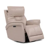 Carnegie – Verona Linen – Powered By Freemotion Power Cordless Swivel Glider Recliner Recliners Cream 19