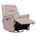 Carnegie – Verona Linen – Powered By Freemotion Power Cordless Swivel Glider Recliner Recliners Cream 21
