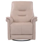 Carnegie – Verona Linen – Powered By Freemotion Power Cordless Swivel Glider Recliner Recliners Cream 22