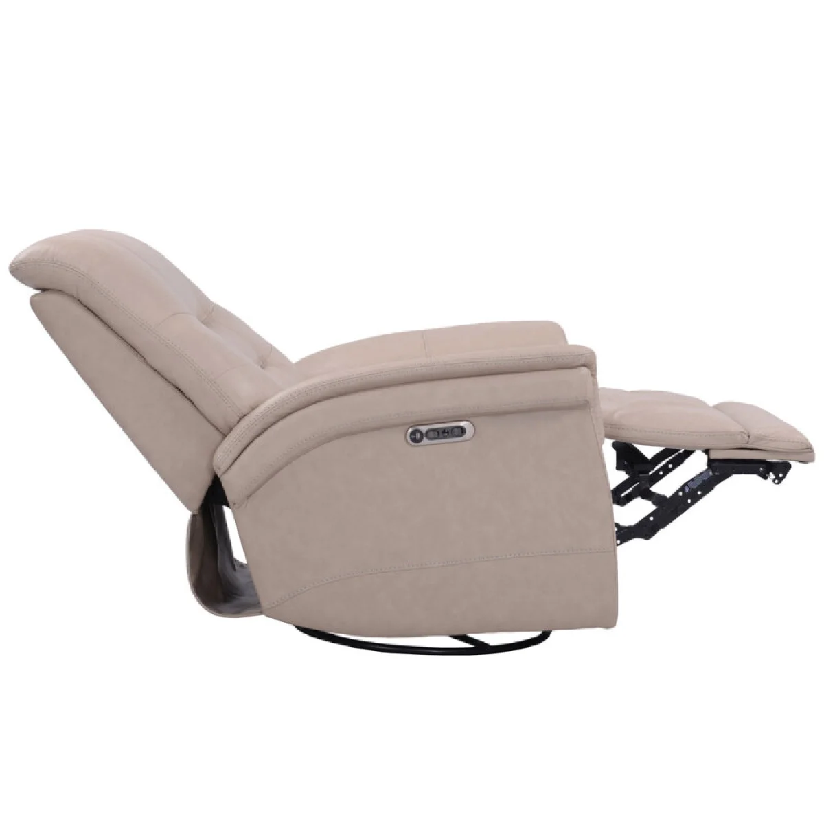 Carnegie – Verona Linen – Powered By Freemotion Power Cordless Swivel Glider Recliner Recliners Cream 13