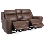 Calgary – Autumn Umber Power Console Loveseat Recliners Autumn Umber 7