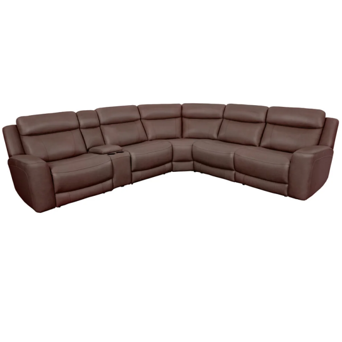 Calgary – Autumn Umber 6pc Modular Power Reclining Sectional Recliners Autumn Umber 4
