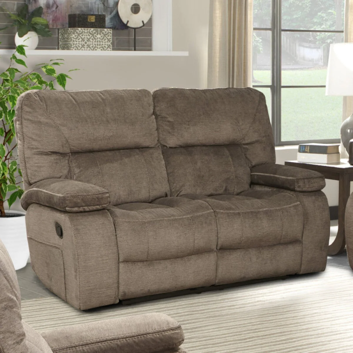 Chapman – Kona Manual Loveseat Recliners Brown 4