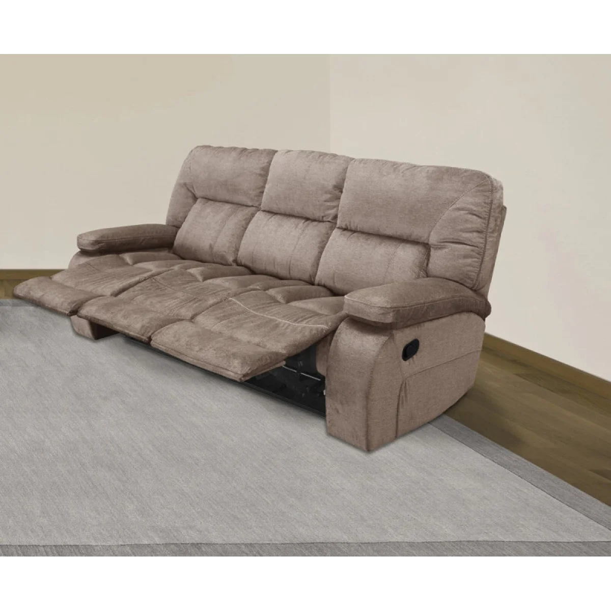 Chapman – Kona Manual Triple Reclining Sofa Recliners Brown 6