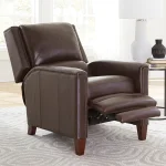 Connor – Espresso Manual Pushback High Leg Recliner Recliners Brown 14