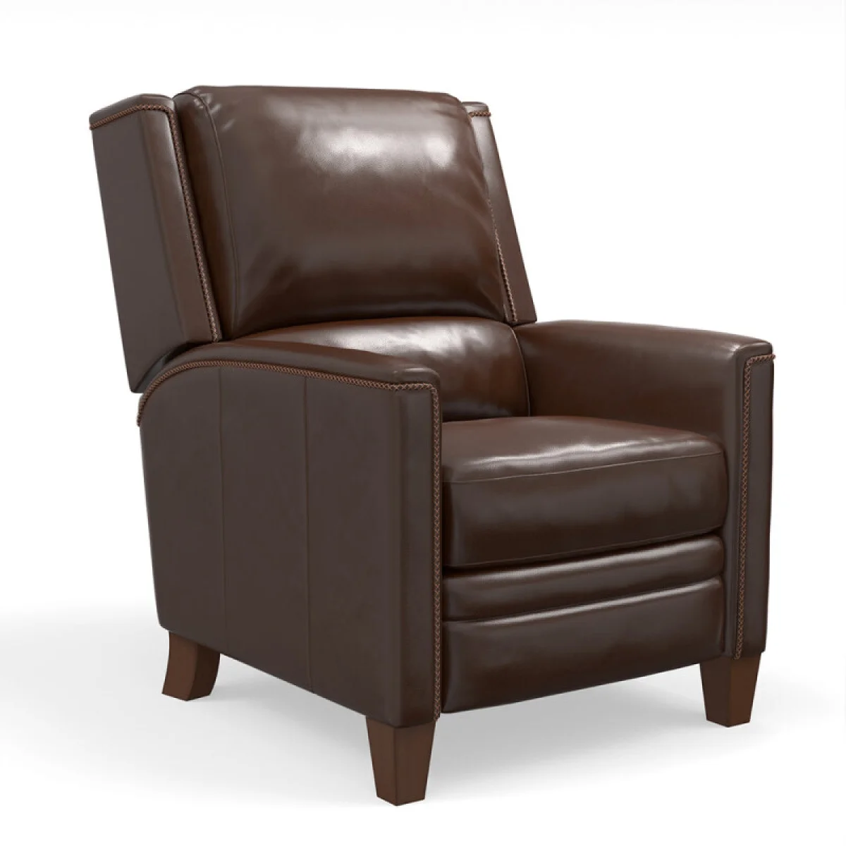 Connor – Espresso Manual Pushback High Leg Recliner Recliners Brown 9
