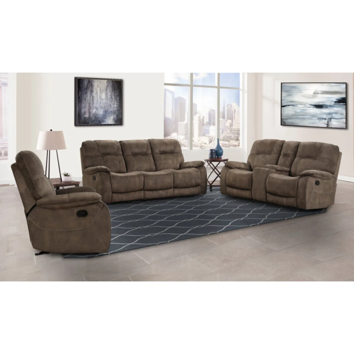 Cooper – Shadow Brown Manual Glider Recliner Recliners Brown 7