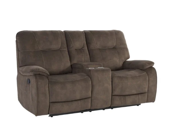 Cooper – Shadow Brown Manual Console Loveseat Recliners Brown 13