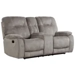 Cooper – Shadow Natural Manual Console Loveseat Recliners Gray 10