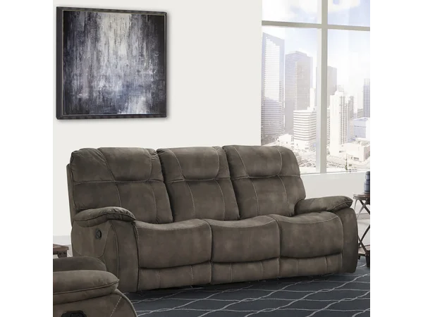 Cooper – Shadow Brown Manual Triple Reclining Sofa Recliners Brown