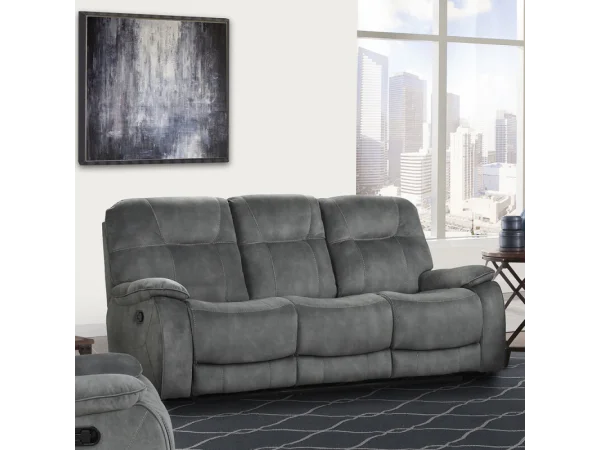 Cooper – Shadow Grey Manual Triple Reclining Sofa Recliners Brown