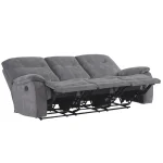 Cooper – Shadow Grey Manual Triple Reclining Sofa Recliners Brown 18