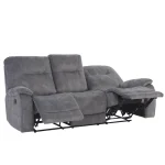 Cooper – Shadow Grey Manual Triple Reclining Sofa Recliners Brown 19