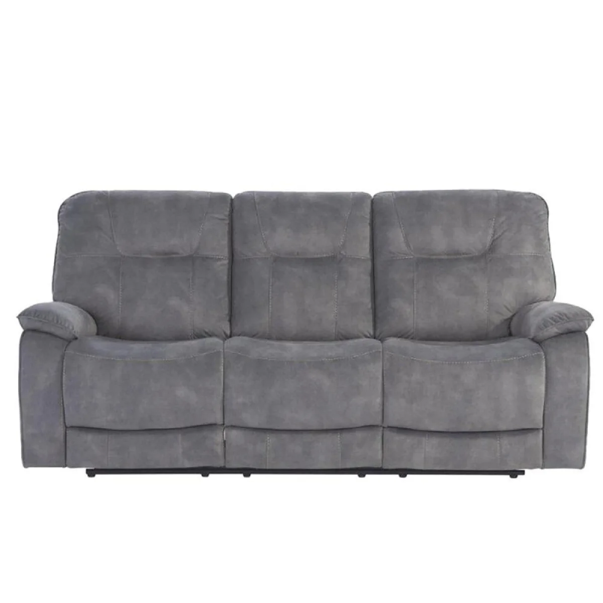 Cooper – Shadow Grey Manual Triple Reclining Sofa Recliners Brown 11