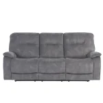 Cooper – Shadow Grey Manual Triple Reclining Sofa Recliners Brown 21