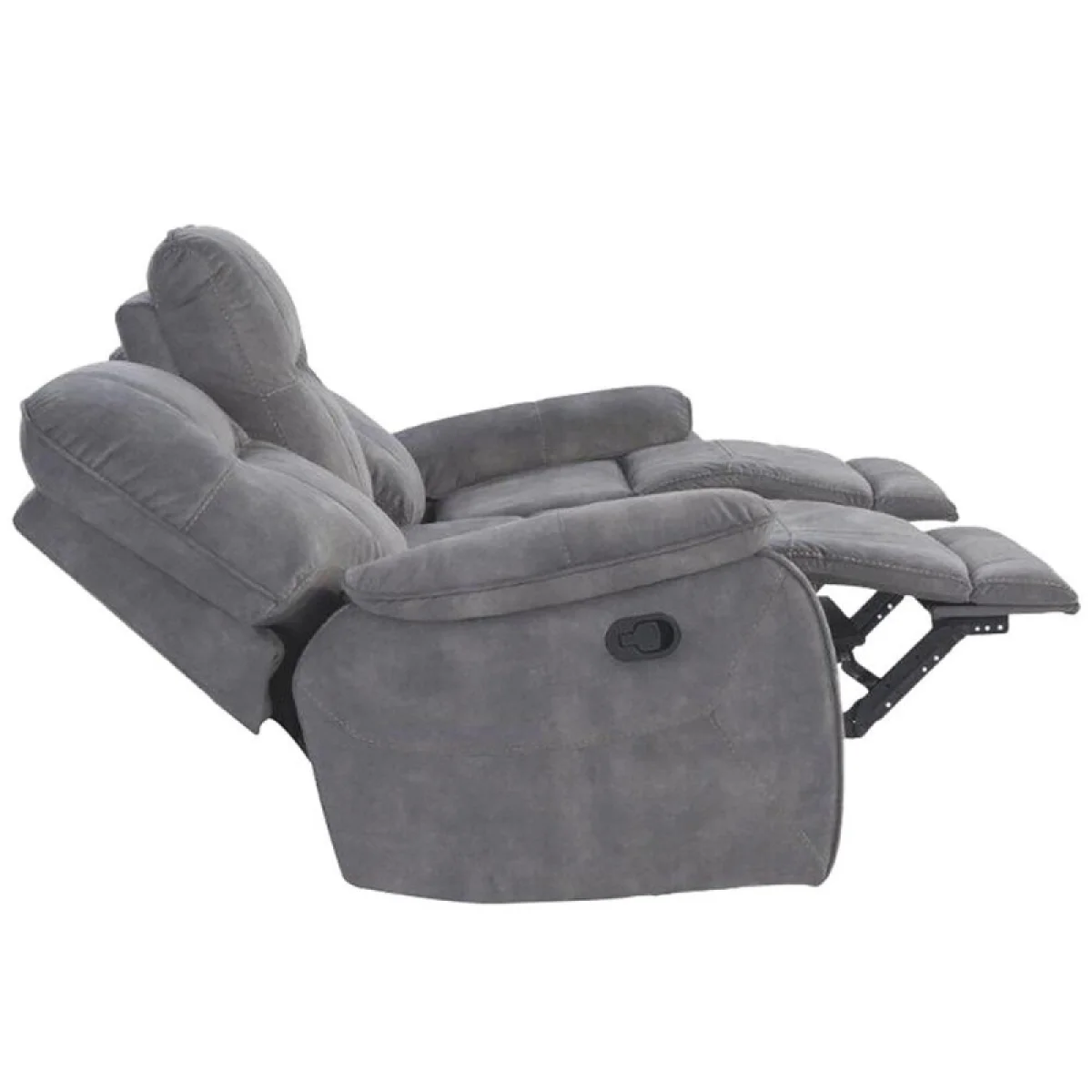 Cooper – Shadow Grey Manual Triple Reclining Sofa Recliners Brown 12