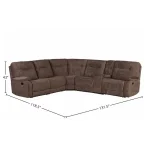 Cooper – Shadow Brown 6pc Package A (811l, 810, 850, 840, 860, 811r) Recliners Brown 17
