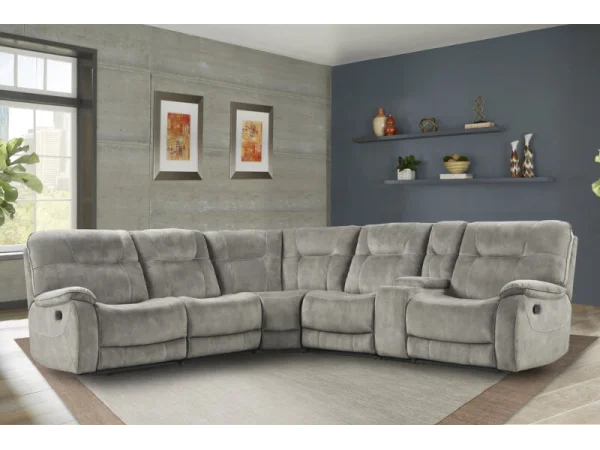 Cooper – Shadow Natural 6pc Package A (811l, 810, 850, 840, 860, 811r) Recliners Gray