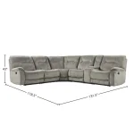 Cooper – Shadow Natural 6pc Package A (811l, 810, 850, 840, 860, 811r) Recliners Gray 19