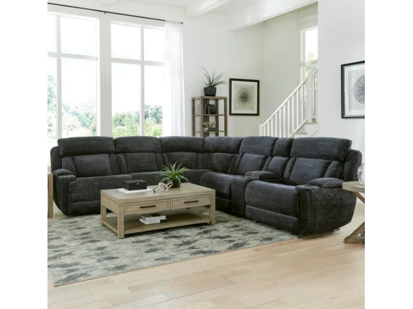 Dalton – Lucky Charcoal 6 Pc Package T (811lph, 810, 850, 840t, 860, 811rph) Recliners black