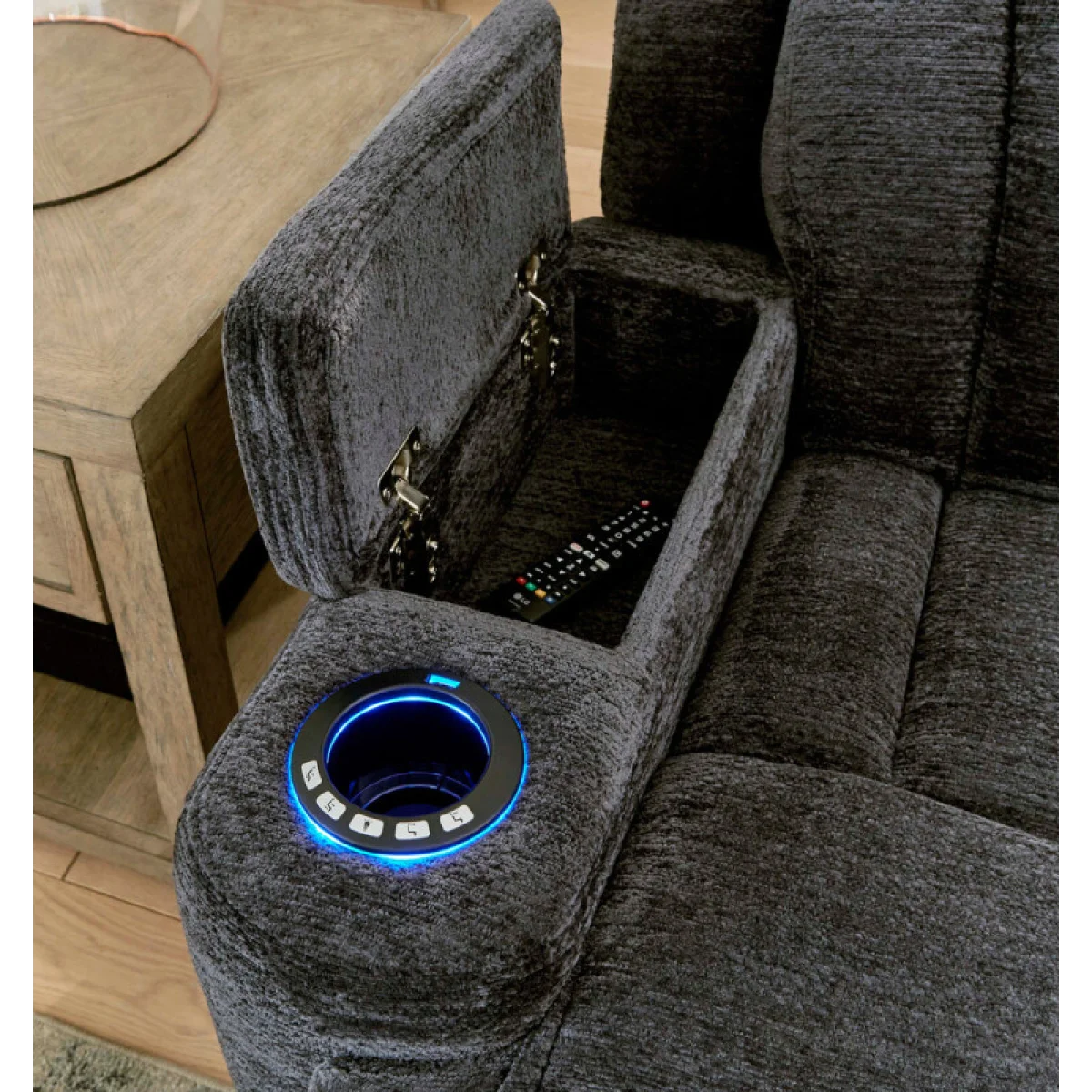 Dalton – Lucky Charcoal 6 Pc Package T (811lph, 810, 850, 840t, 860, 811rph) Recliners black 9
