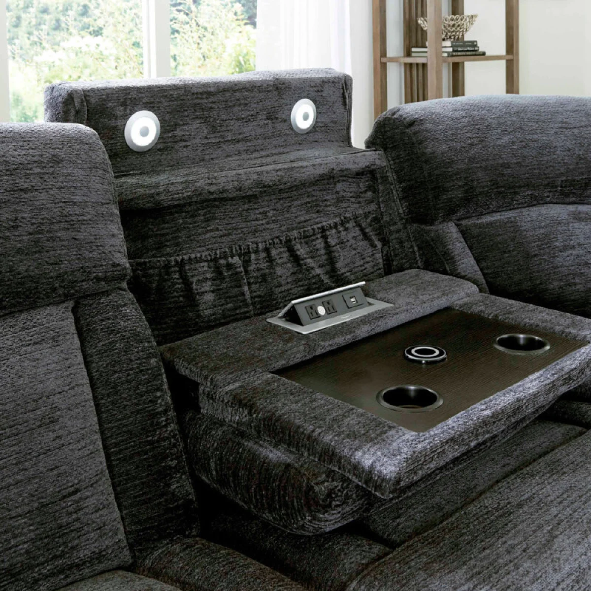 Dalton – Lucky Charcoal 6 Pc Package T (811lph, 810, 850, 840t, 860, 811rph) Recliners black 10