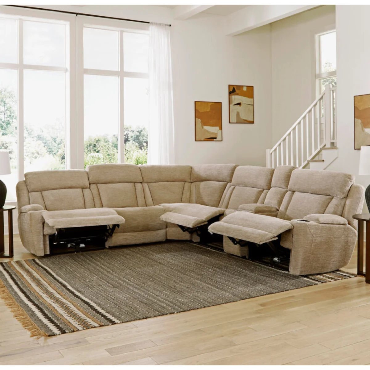 Dalton – Lucky Fawn 6 Pc Package T (811lph, 810, 850, 840t, 860, 811rph) Recliners Cream 6