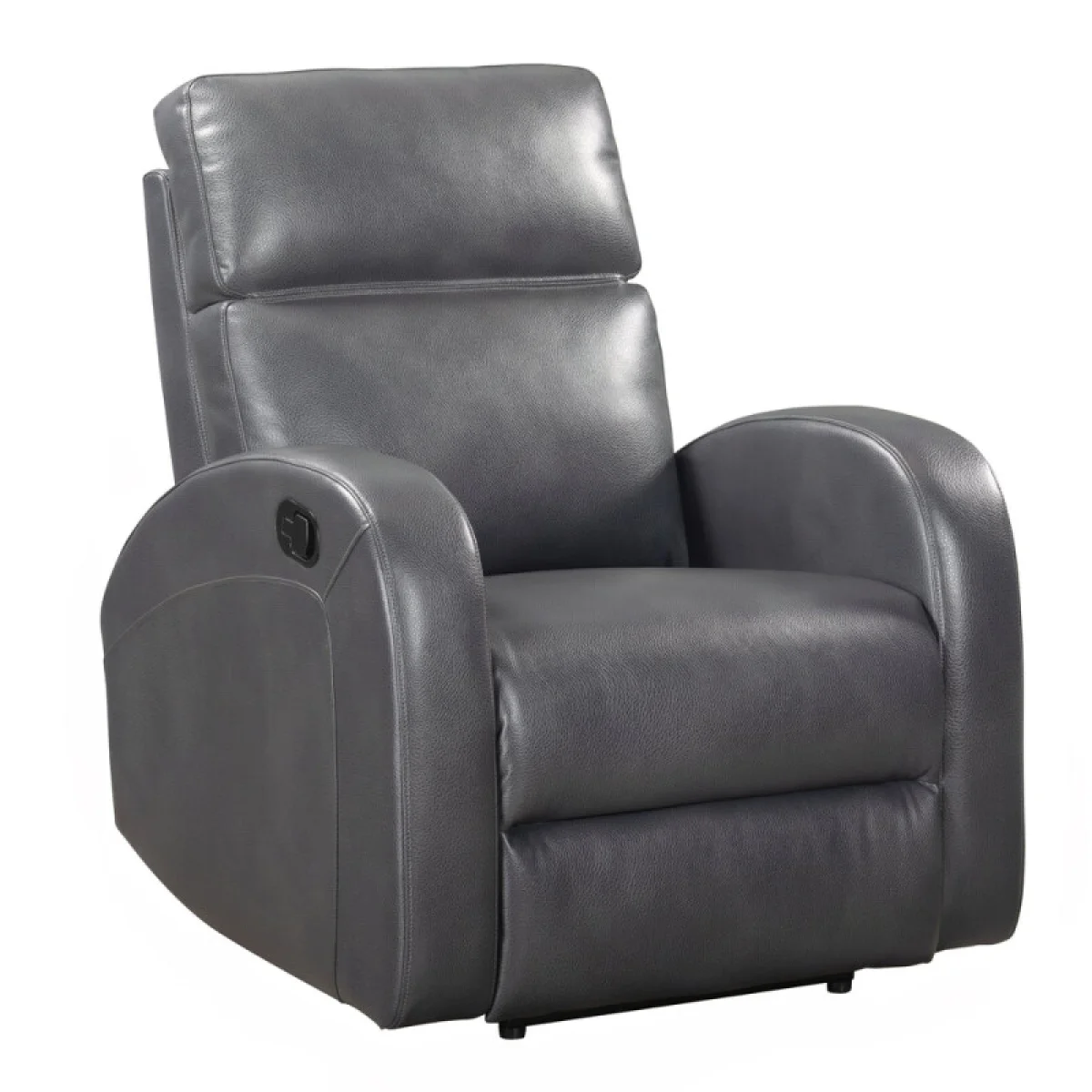 Devin – Pebble Grey Manual Recliner Recliners Gray 4