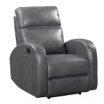 Devin – Pebble Grey Manual Recliner Recliners Gray 8