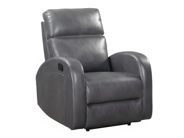 Devin – Pebble Grey Manual Recliner Recliners Gray