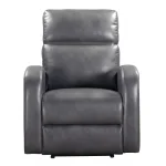 Devin – Pebble Grey Manual Recliner Recliners Gray 11