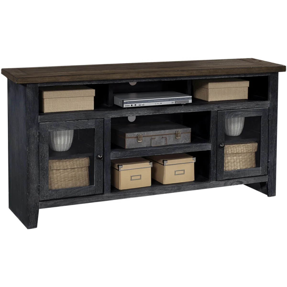 Eastport 65″ Console W/ 2 Doors Entertainment Stands Aspen Home 6