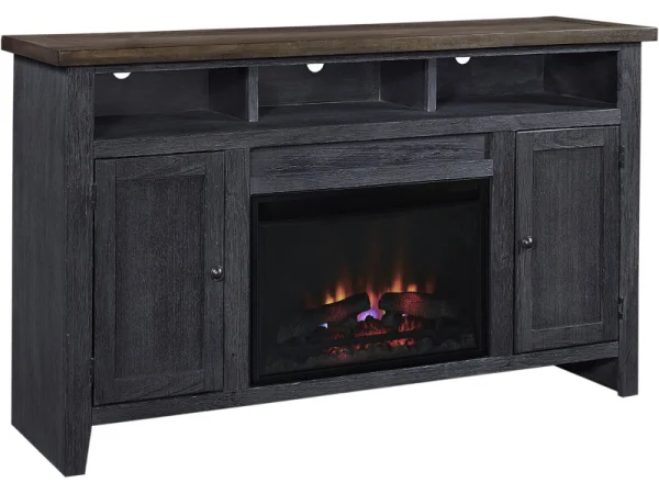 Eastport 65″ Fireplace Console W/ 2 Doors Fireplaces Aspen Home