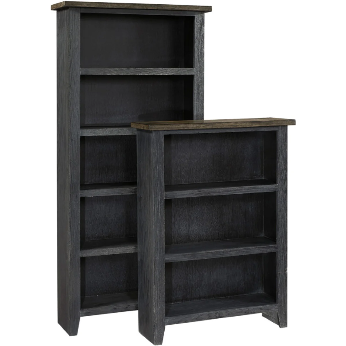 Eastport 60″ Bookcase W/ 3 Fixed Shelves Bookcases Aspen Home 6