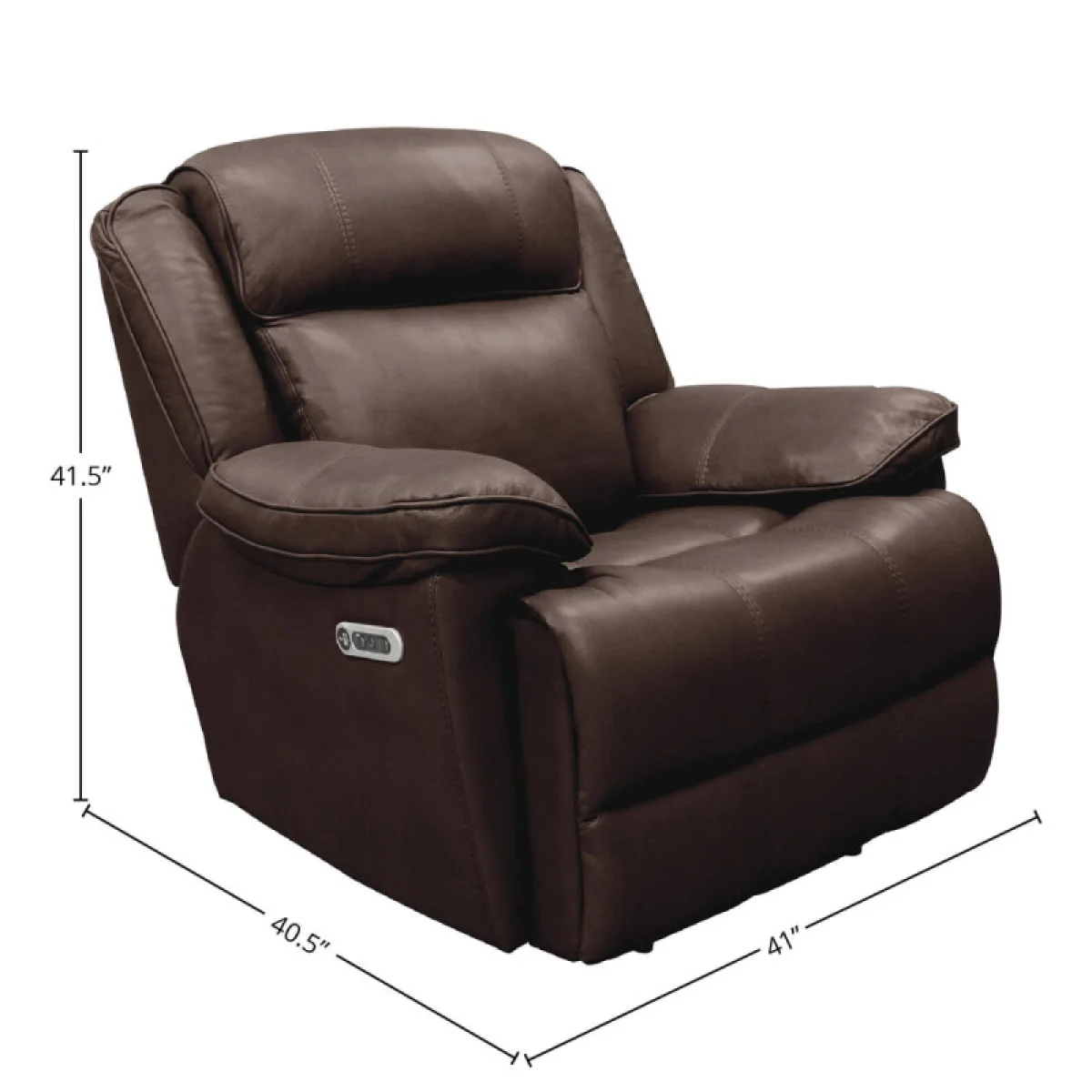 Eclipse – Florence Brown Power Recliner Recliners Brown 7