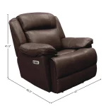 Eclipse – Florence Brown Power Recliner Recliners Brown 12