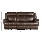 Eclipse – Florence Brown Power Sofa Recliners Brown 14