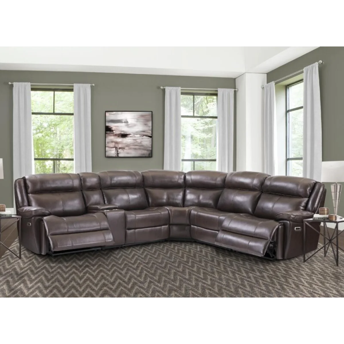Eclipse – Florence Brown 6pc Package A (811lph, 810, 850, 840, 860, 811rph) Recliners Brown 6