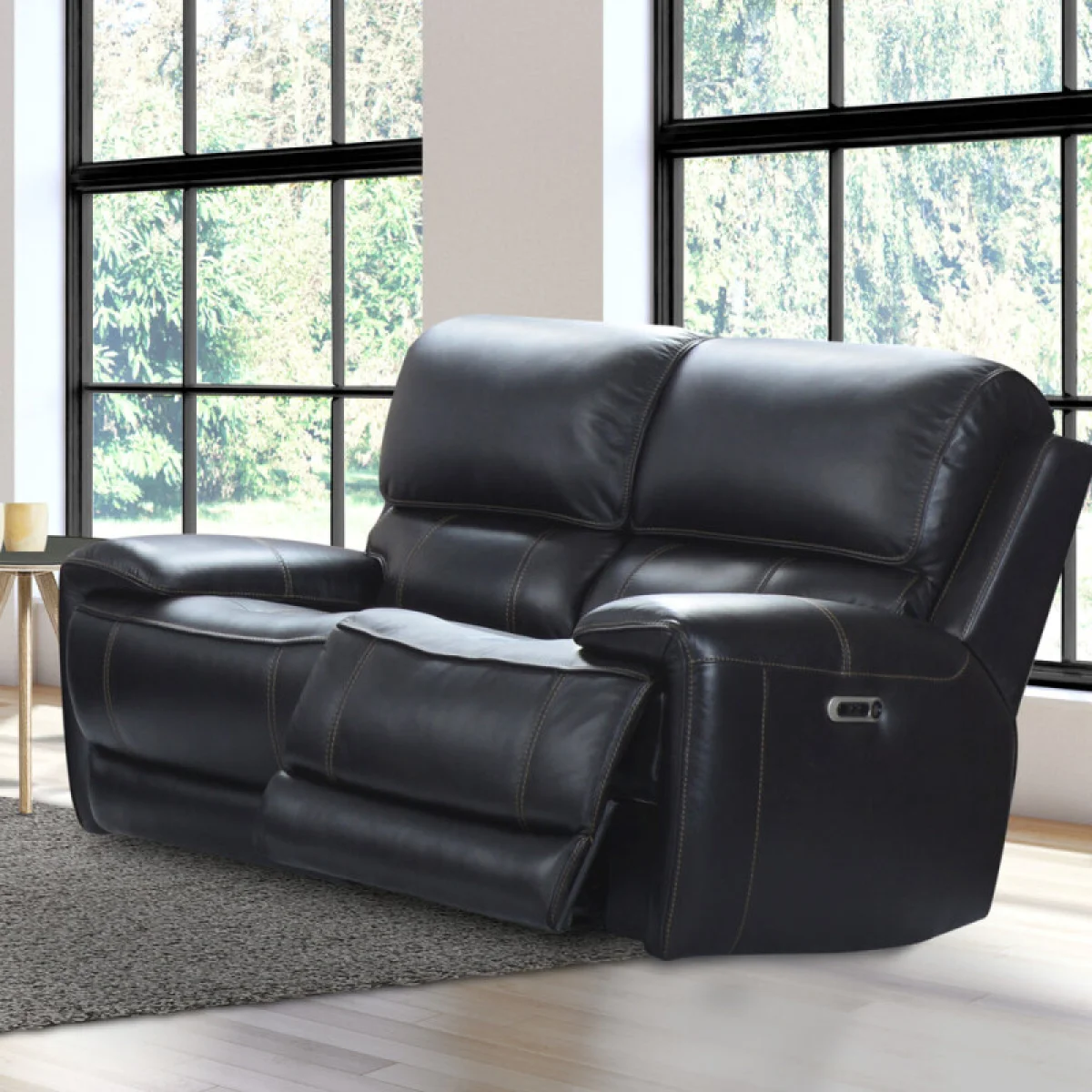 Empire – Verona Blackberry Power Loveseat Recliners black 4