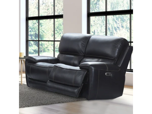 Empire – Verona Blackberry Power Loveseat Recliners black
