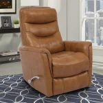 Gemini – Butterscotch Manual Swivel Glider Recliner Recliners Brown 17