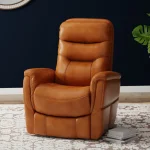 Gemini – Butterscotch Manual Swivel Glider Recliner Recliners Brown 21