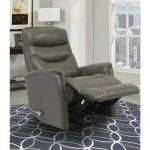 Gemini – Ice Manual Swivel Glider Recliner Recliners Gray 16