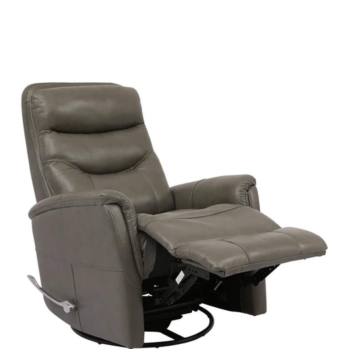 Gemini – Ice Manual Swivel Glider Recliner Recliners Gray 8