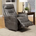 Gemini – Flint Power Swivel Glider Recliner Recliners Brown 12